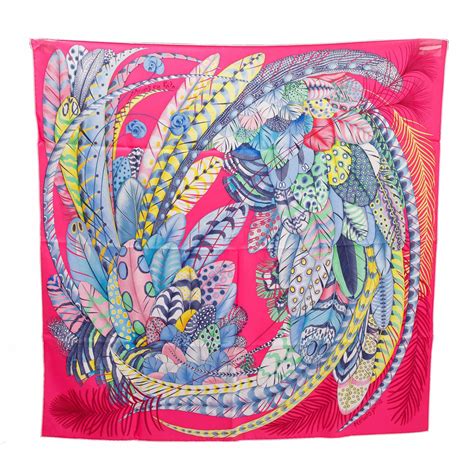 hermes plumes en fete scarf 90